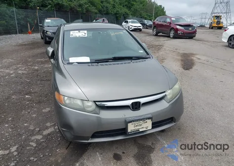 2007 Honda Civic Lx z USA, uszkodzony, nr VIN 2HGFA16587H305592